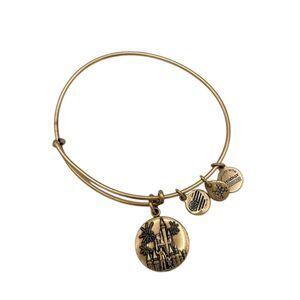 Disney Parks Alex and Ani Magic Kingdom Charm Bracelet 2017 in Gold
